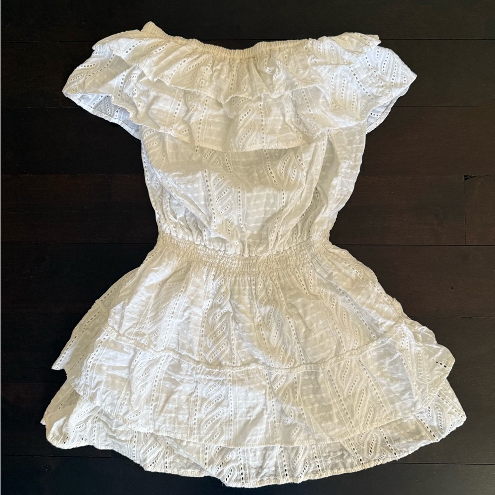 Melissa Odabash White Off the Shoulder Dress